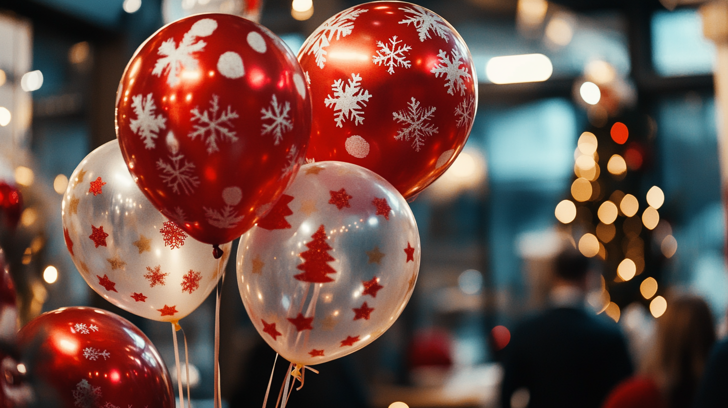 Bedruckte Luftballons: Der Schlüssel zur unvergesslichen Weihnachtsfeier