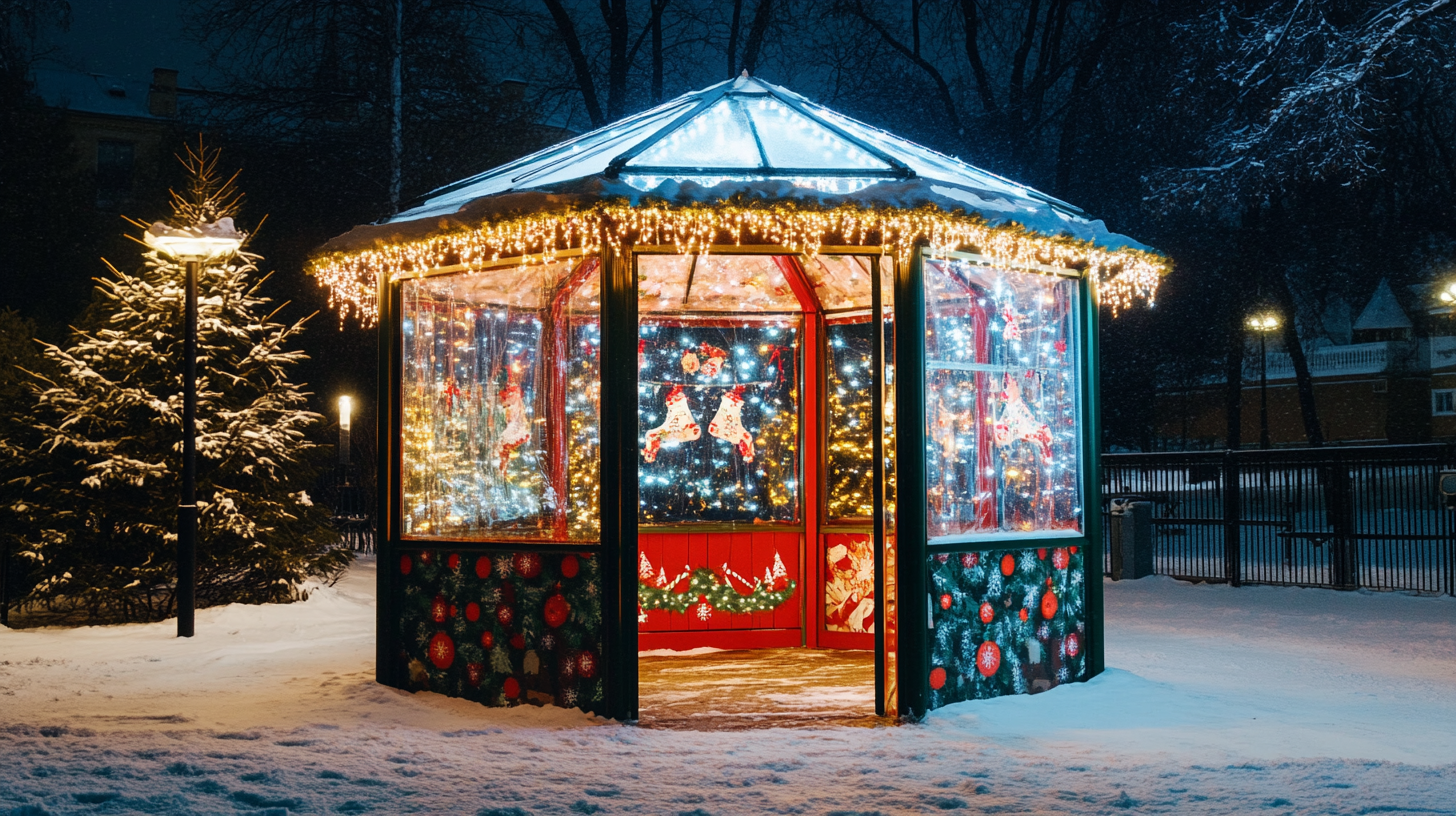 Wie man den Umsatz auf Weihnachtsmärkten mit bedruckten Pavillons steigert