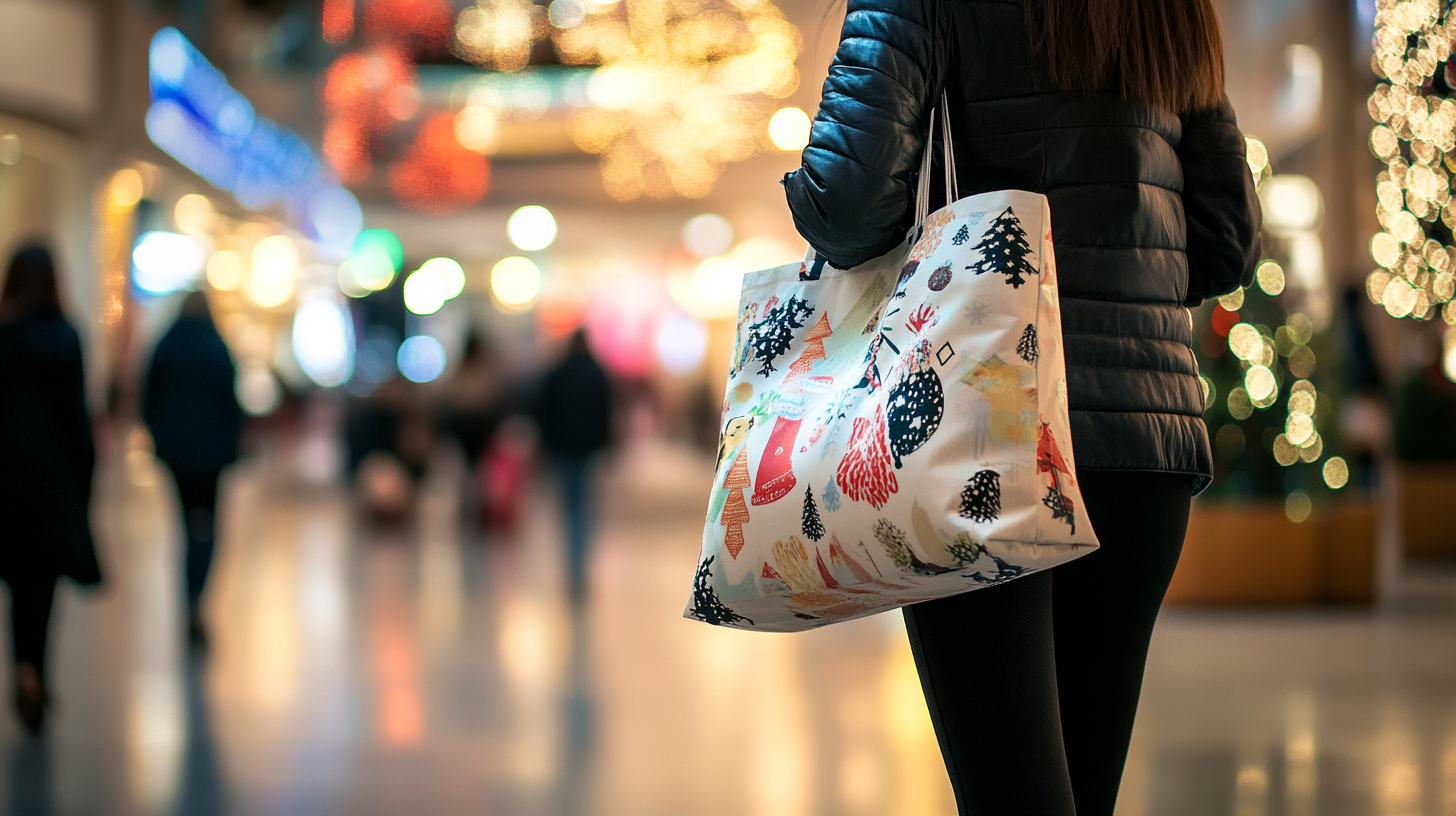 Weihnachten im Einzelhandel: Wie bedruckte Taschen die Kassen füllen 