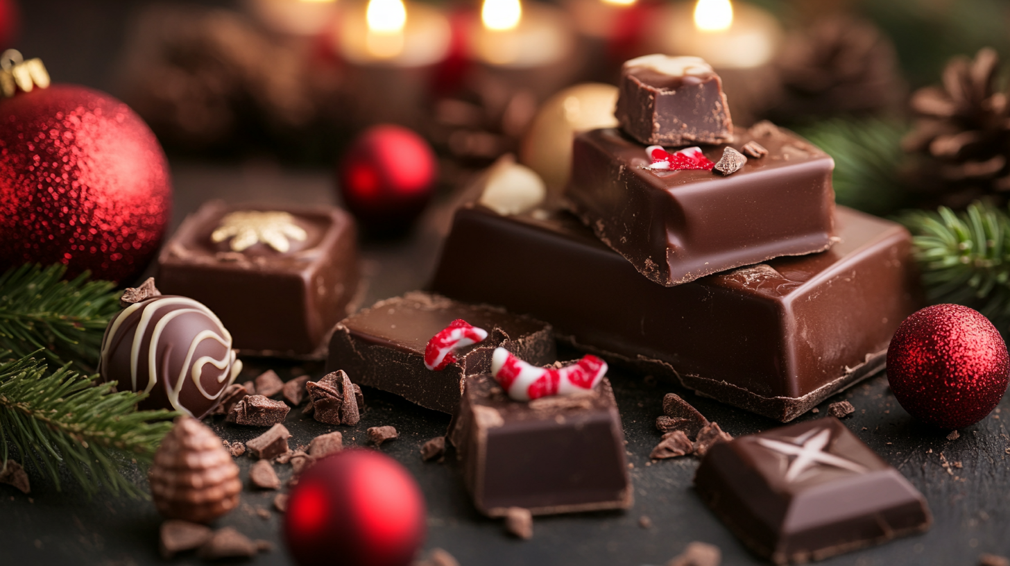 Süßes zum Fest: bedruckte Weihnachtsschokolade stärkt die Kundenbindung