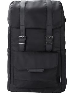 rPET (290T) Polyester Twill Rucksack mit Lasche Marlowe