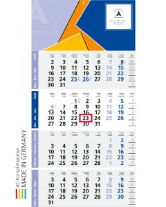 Wandkalender Logic 4 als Bürokalender oder Werbeartikel bedrucken