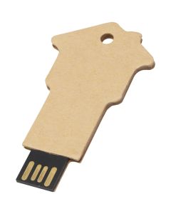 Haus USB-Stick 2.0 aus recyceltem Papier