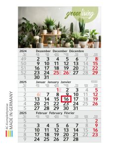 Recycling Kalender günstig bedrucken als Budget 3 Complete