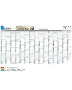 Wandplaner Horizont XL als Jumbo Wandplane mit Kalender bedrucken