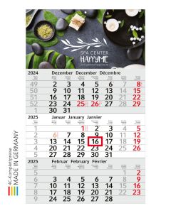 Kalender günstig bedrucken als Budget 3 Complete