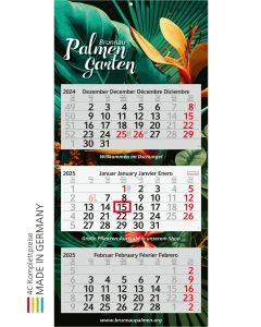 Recycling Wandkalender Profil 3 als Werbeartikel oder Werbekalender bedrucken