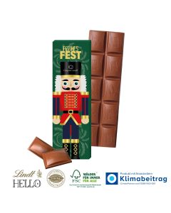 Schokolade von Lindt HELLO in Werbeschuber (ab 50 Stück)