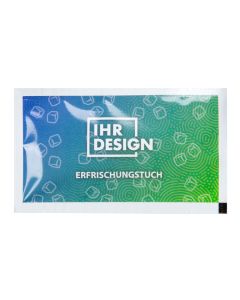 Budget Erfrischungstuch 10x7cm bedrucken