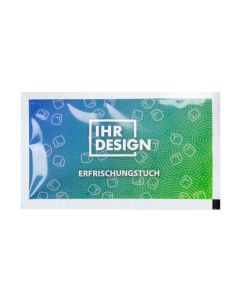 Budget Erfrischungstuch 10x6cm bedrucken