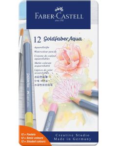 Goldfaber Aquarell 12er Metalletui Pastell